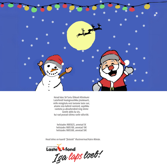 Lastefondi heategevuslik jõulukaart 2024 "Jõuluöö" - Image 2