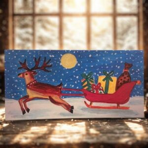 Jõulukaart Läbi lumesaju